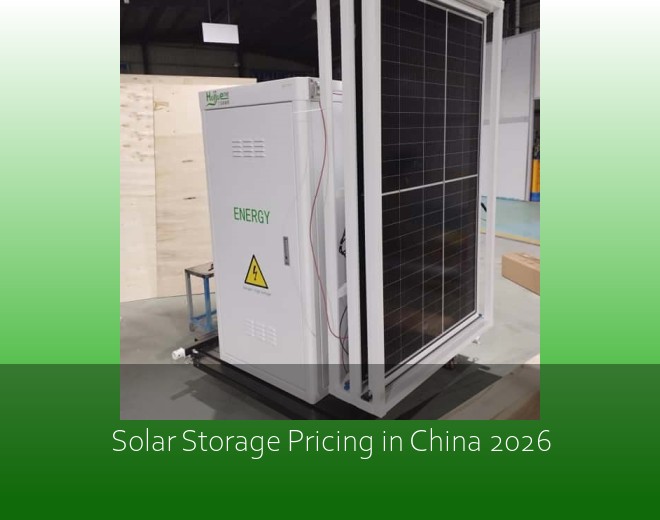 Solar Storage Pricing in China 2026